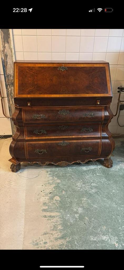 Antieke schrijfkabinet, Antiek en Kunst, Antiek | Meubels | Kasten, Ophalen