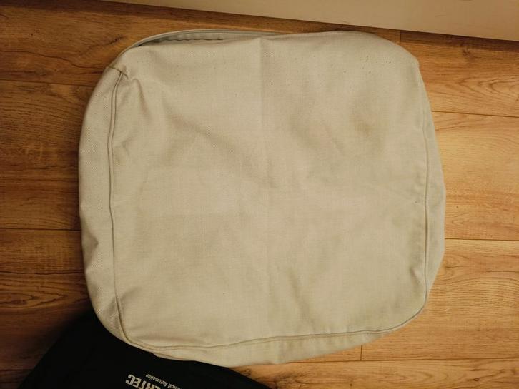 Hoes lichtblauw IKEA Ektorp 3-zitsbank, Huis en Inrichting, Banken | Bankstellen, Zo goed als nieuw, Rechte bank, Driepersoons