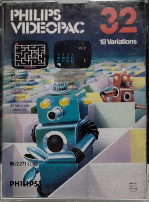 A Labyrinth 32, Game VideoPac Video Game Cartridge + boekje, Spelcomputers en Games, Games | Overige, Gebruikt, 1 speler, Vanaf 3 jaar