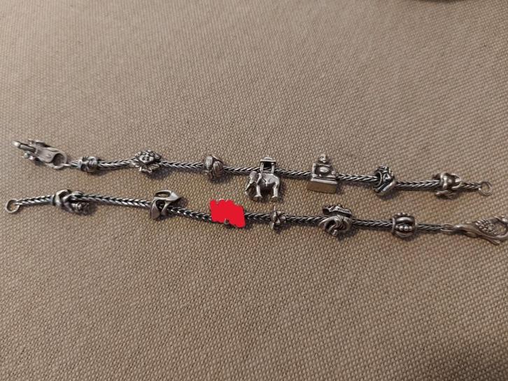 Trollbeads diverse kralen, Sieraden, Tassen en Uiterlijk, Bedels, Zo goed als nieuw, Trollbeads, Ophalen