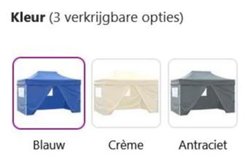 Partytent opvouwbaar paviljoen pagodetent 3x4,5 GRATIS BZRGD beschikbaar voor biedingen