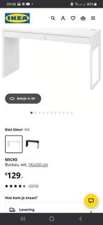 Te Koop Ikea Bureau Micke, Huis en Inrichting, Bureaus, Ophalen
