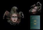 Porselein muurmasker harlekijn narren masker - K1MON2, Antiek en Kunst, Ophalen of Verzenden