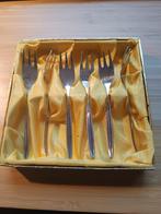 Gero Zilvium E 100 gebaksvorkjes en taartschep, model Perle, Antiek en Kunst, Antiek | Bestek, Ophalen of Verzenden