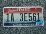 Kentekenplaat licenseplate Idaho 2008 USA, Verzenden, Gebruikt, Auto's