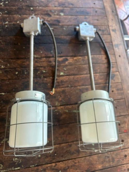 Kooilampen , hanglamp, badkamerlamp, Antiek en Kunst, Antiek | Lampen, Ophalen of Verzenden