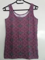 Paars/roze/grijs/witte top, Paars, Zo goed als nieuw, Zonder mouw, Ophalen