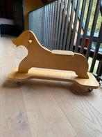 Houten loopfiets / rijdier hond teckel – 85 cm lang, Ophalen of Verzenden, Zo goed als nieuw