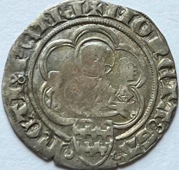 Maastricht zeldzame sint-Pietergroot 1373-76 uit muntvondst beschikbaar voor biedingen