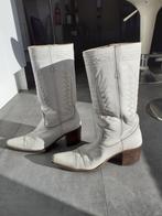 SENDRA witte leren laarzen cowboylaarzen mt 36, Wit, Ophalen of Verzenden, Gedragen, Hoge laarzen