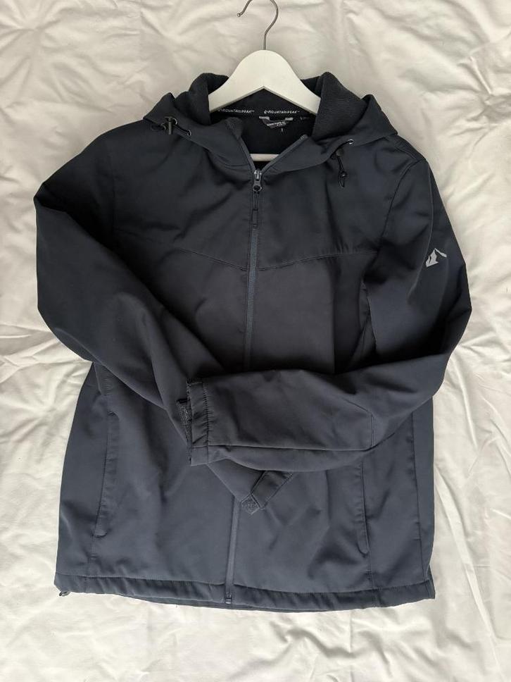 Softshell jas dames maat M, Kleding | Dames, Jassen | Zomer, Zo goed als nieuw, Maat 38/40 (M), Blauw, Ophalen of Verzenden