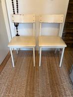 Vintage Eetkamerstoelen - Set van 2, Ophalen, Gebruikt, Twee, Wit