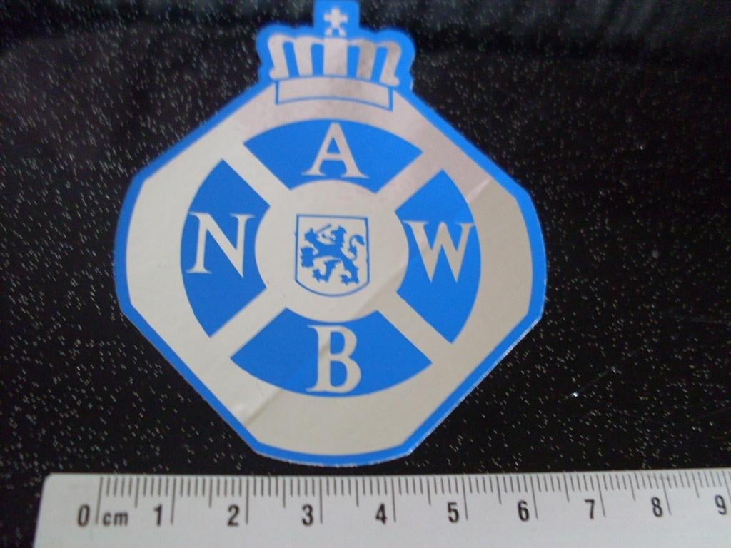folie sticker anwb logo vintage, Verzamelen, Verzenden, Zo goed als nieuw, Bedrijf of Vereniging