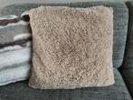 Zara Home Japandi Teddy kussen Beige 45x45cm, Huis en Inrichting, Verzenden, Zo goed als nieuw, Beige, Vierkant