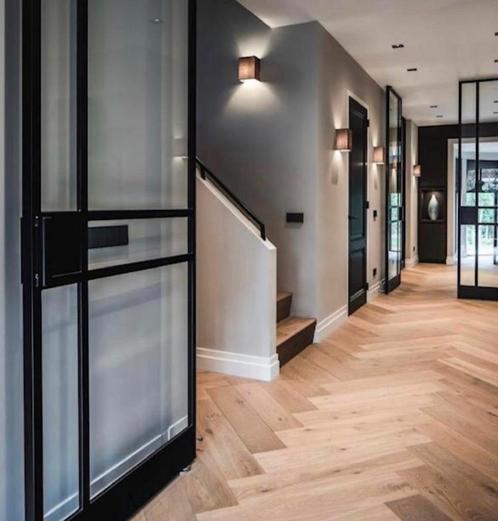 Parket vloeren Bourgondische dallen & meer GROOT ASSORTIMENT, Huis en Inrichting, Stoffering | Vloerbedekking, Nieuw, 75 m² of meer