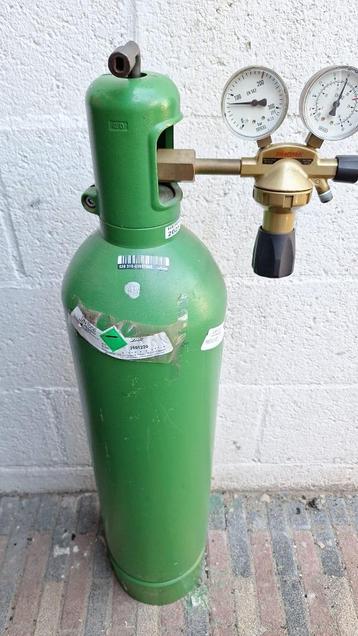 Argon Fles 20L | 1/3 vol inc. drukregelaar. beschikbaar voor biedingen