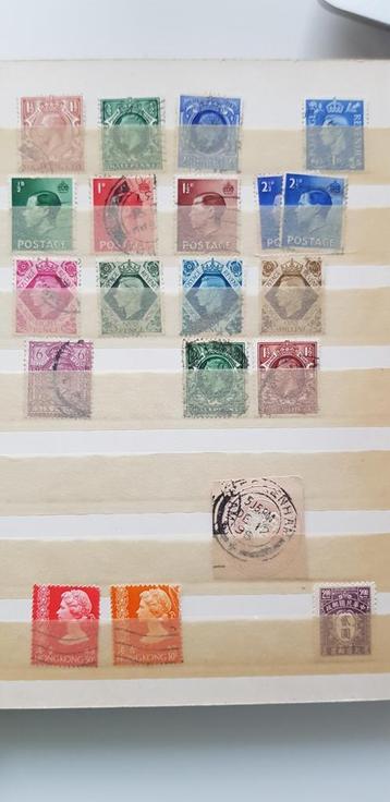 Postzegels klassiek Engeland en Duitsland Duitse Rijk 