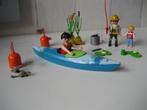 playmobil kayak met vissers langs de waterkant, Kinderen en Baby's, Speelgoed | Playmobil, Ophalen of Verzenden, Zo goed als nieuw