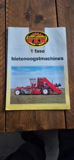 Folder wkm bieten oogst machine., Ophalen of Verzenden, Nieuw, Tractor en Landbouw