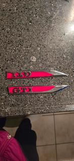 Oem spatbord emblemen VW Golf GTI mk7/7,5, Auto diversen, Autostickers, Ophalen of Verzenden