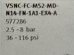 FESTO - Magneetventiel - VSNC-FC-M52-MD-N14-FN-1A1-EX4-A, Nieuw, Www.festo.com, Www.festo.com, Www.festo.com