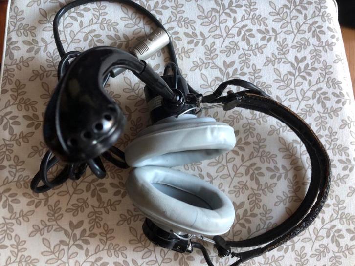 Vintage Headset met microfoon, Audio, Tv en Foto, Koptelefoons, Gebruikt, Over oor (circumaural), Overige merken, Ophalen of Verzenden