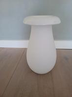 Witte Maria Vinka Vaas, Wit, Ophalen of Verzenden, Minder dan 50 cm, Glas