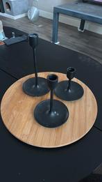 Kaarsenplateau met kaarsenhouders, Ophalen, Zo goed als nieuw, Overige materialen, Minder dan 25 cm