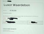 Luxor Waardebon, digitaal, Tickets en Kaartjes, Eén persoon, Cadeaubon, Overige typen