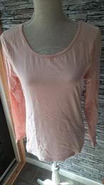 Zalmkleurige longsleeve M/L, Maat 38/40 (M), Overige kleuren, Ophalen of Verzenden, Zo goed als nieuw