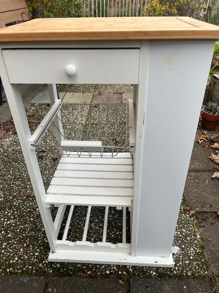 Keukentrolley (wieltjes krijg je mee), Huis en Inrichting, Keuken | Keukenbenodigdheden, Gebruikt, Ophalen