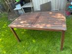 Tuintafel, Tuin en Terras, Tuintafels, Ophalen, Gebruikt, Rechthoekig, Hout
