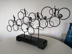 Zeer groot abstract metalen beeld op sokkel, Ophalen of Verzenden