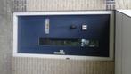 Hardhouten, blauwe voordeur met glas (925 x 2105 mm), Ophalen, Glas, Buitendeur, 200 tot 215 cm