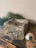 Antiek zandsteen trogje, waterbak, Ophalen