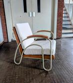 Buisframe Bauhaus lounge fauteuil, Ophalen, Gebruikt, Hout