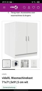 VidalXL Wasmachine & droger kast, Huis en Inrichting, Ophalen, (Half)hoge kast, 50 tot 100 cm, Zo goed als nieuw