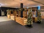 HOUTEN KRAAM / sfeerkaam / kerstkraam TE HUUR, Hobby en Vrije tijd, Feestartikelen | Verhuur, Ophalen, Zo goed als nieuw, Overige
