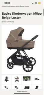Espiro Milo Kinderwagen - Beige, Verstelbare duwstang, Zo goed als nieuw, Ophalen, Kinderwagen