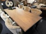 Landelijke eettafel York in massief eiken, Ophalen, Hertogensingel 97, Oss, Eikenhout, 50 tot 100 cm