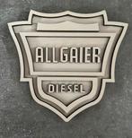 Allgaier Diesel 3D embleem van hout Diameter 30cm, Ophalen of Verzenden, Zo goed als nieuw
