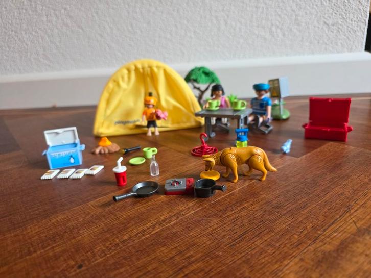 Playmobil Summerfun Kampeervakantie 5435 + extra auto, Kinderen en Baby's, Speelgoed | Playmobil, Gebruikt, Complete set, Ophalen