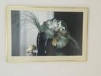 Fotolijst met bloem, Huis en Inrichting, Ophalen, 50 tot 75 cm, Metaal of Aluminium, Zo goed als nieuw