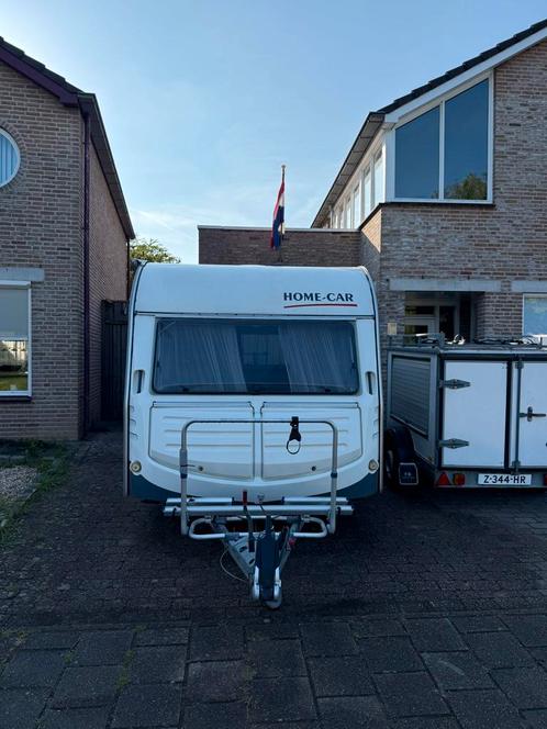 Home car racer 43 met airco, vast bed, voortent en luifel, Caravans en Kamperen, Caravans, Particulier, tot en met 4, 750 - 1000 kg