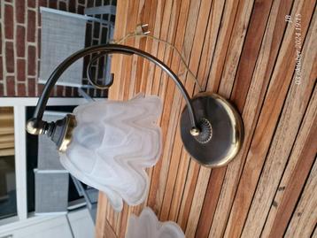 mooie set gemarmerd glas lampen beschikbaar voor biedingen