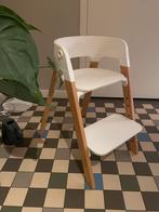 Stokke Steps Meegroeistoel. Wit. Kinderstoel, Kinderen en Baby's, Kinderstoelen, Ophalen of Verzenden, Gebruikt, Meegroeistoel