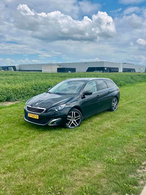 Peugeot 308 1.2  SW AUT 2016 Zwart, Auto's, Peugeot, Particulier, Benzine, A, Stationwagon, Automaat, Origineel Nederlands, Zwart