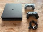 PlayStation 4 Slim 500GB - Zo goed als nieuw!, Spelcomputers en Games, Spelcomputers | Sony PlayStation 4, 500 GB, Met 2 controllers