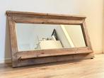 Grote houten spiegel, Ophalen, Zo goed als nieuw, Minder dan 100 cm, Rechthoekig