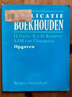 Boekhouden Opgaven - H. Fuchs, Ophalen of Verzenden, Beta, Gelezen, MBO